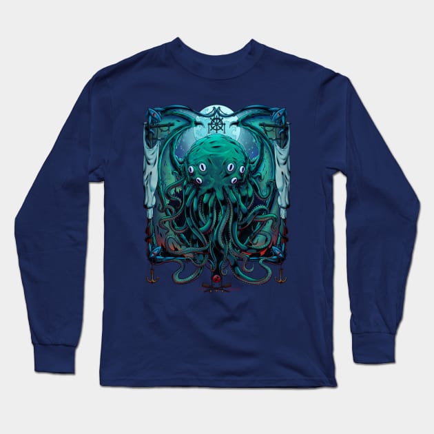 Cthulhu Long Sleeve T-Shirt by Max58